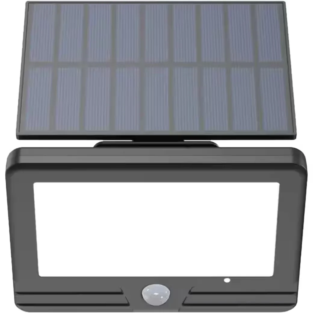 LED Solarleuchte LUXULA Solar-LED Wandleuchte LXSO700125, PIR-Sensor, 4000K, IP54