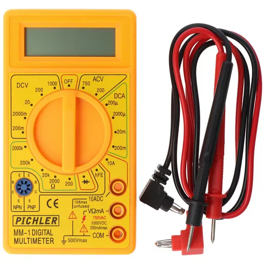 AccuCell Digital Multimeter MM-1 beleuchtetes Display für Modellbau