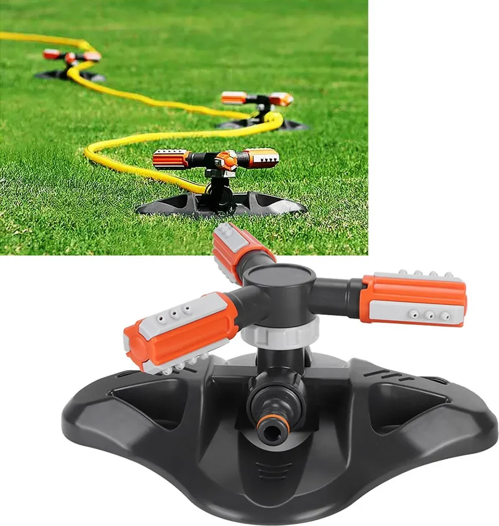 Cocosity automatischer 360 Grad 3-Arm Rasensprinkler