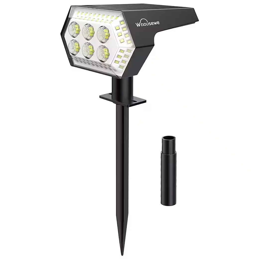 SOLARANDMORE LED Solarstrahler 108 LEDs IP65 Gartenleuchte 1er-Pack