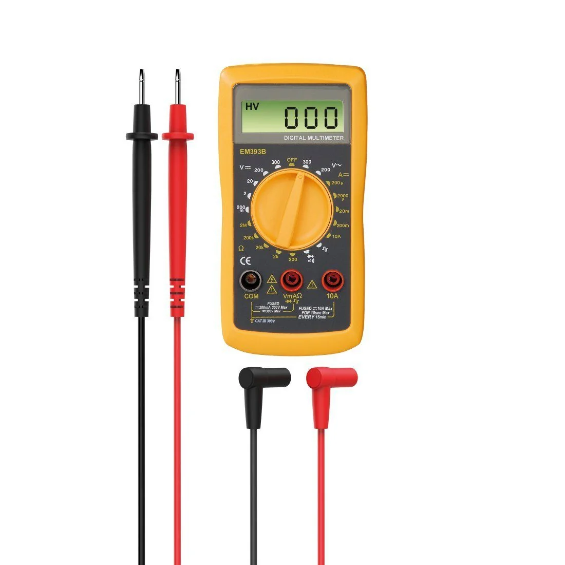 Hama Digitalmultimeter für Spannung, Strom und Widerstand, 300V