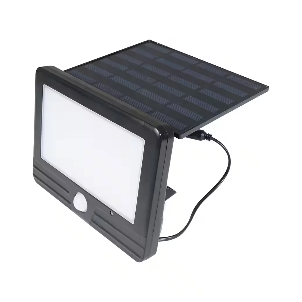 LED Solarleuchte LUXULA Solar-LED Wandleuchte LXSO700125, PIR-Sensor, 4000K, IP54