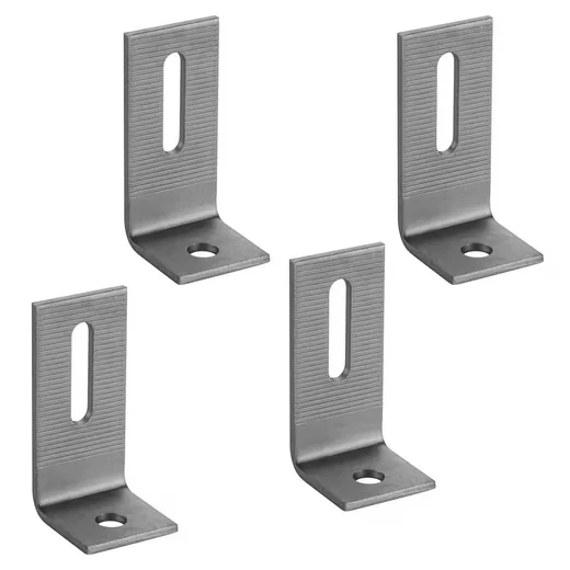 AVOLTIK Solarmodul Halterung L Halter 90 Grad Edelstahl Winkelverbinder