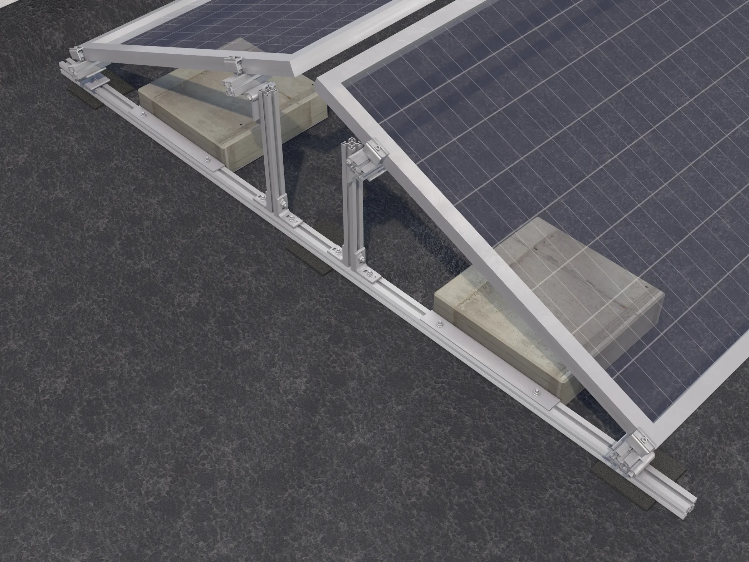 GS Terrassen Montagesysteme Gelenk für Solaraufständerung 15° Groß