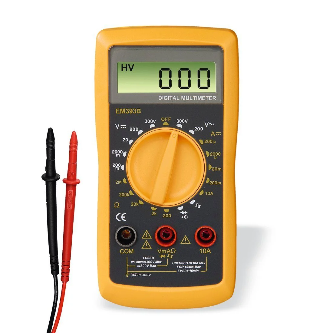 Hama Digitalmultimeter für Spannung, Strom und Widerstand, 300V