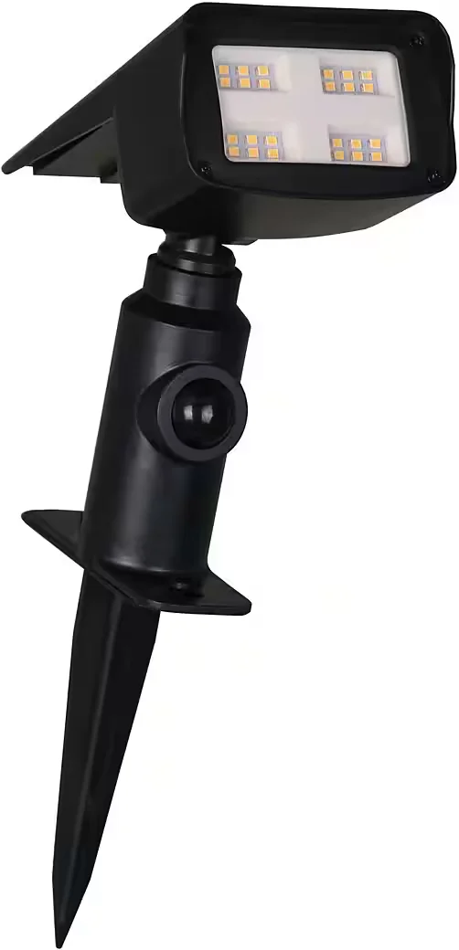 LUXFORM Rosario LED Solar Gartenstrahler mit Erdspieß für außen