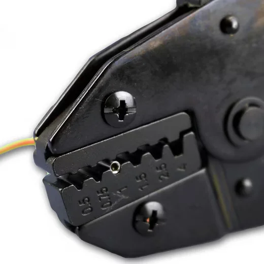 MAXTRACK Crimpzange für Stiftkabelschuhe und Aderendhülsen