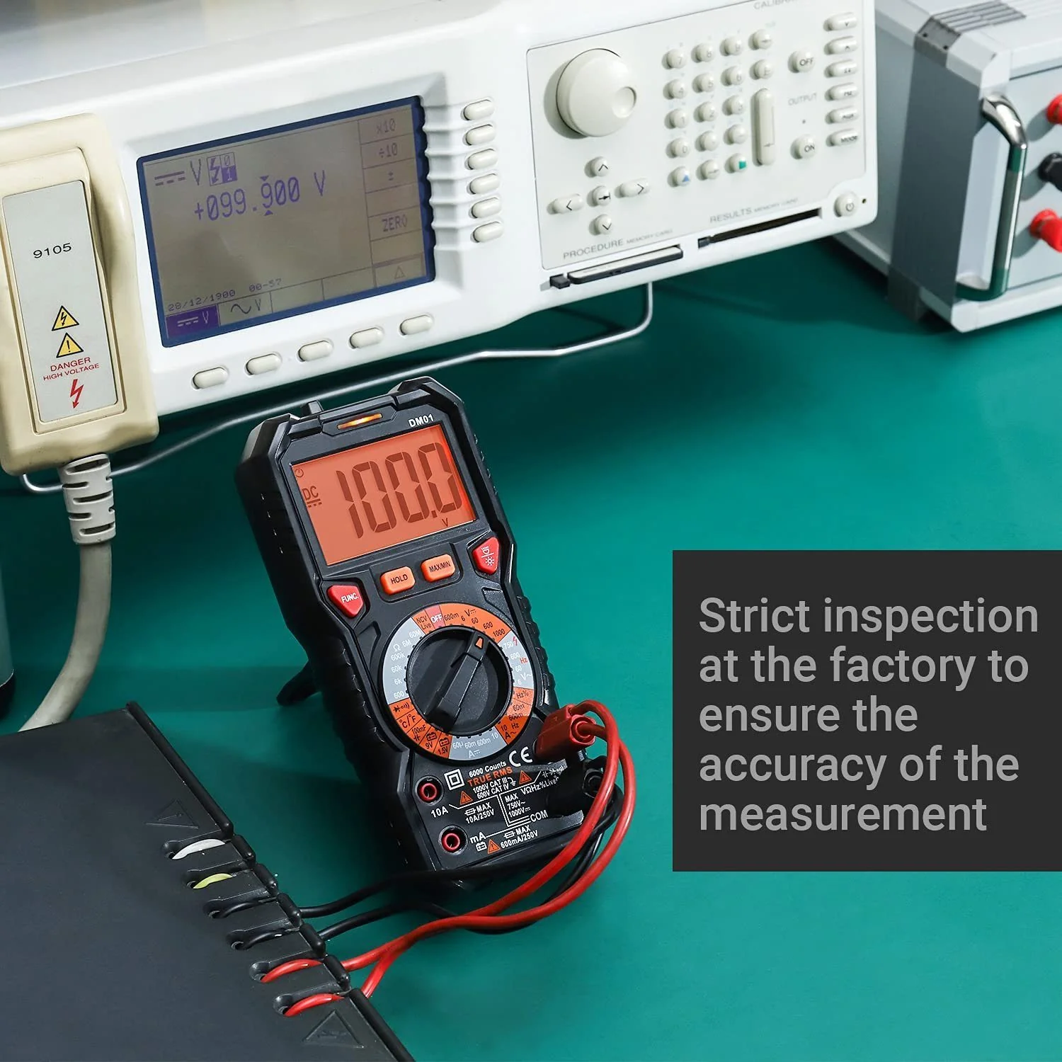 TACKLIFE Multimeter Messgerät für Spannung Strom und Widerstand