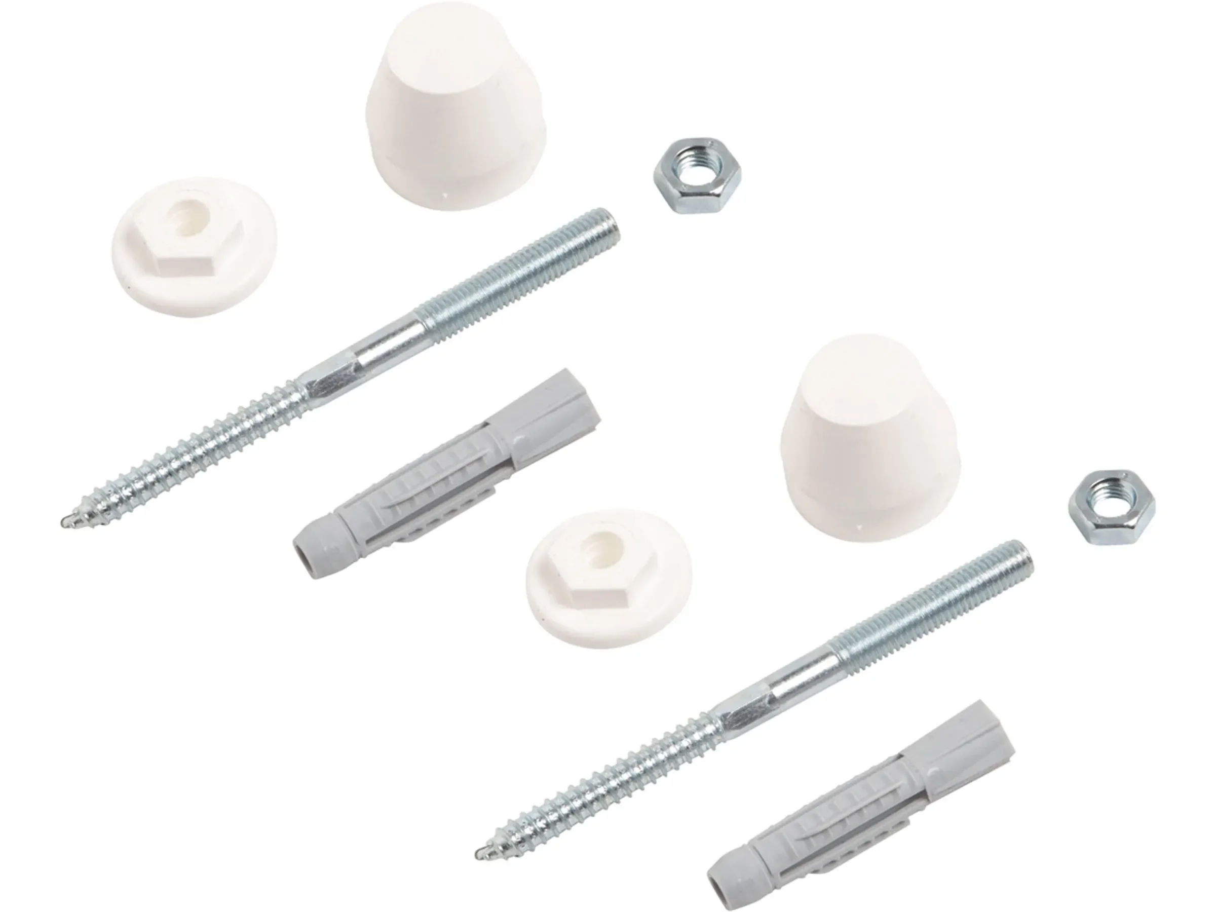 LUX-TOOLS Waschtisch Befestigungsset Montageset für Waschbecken