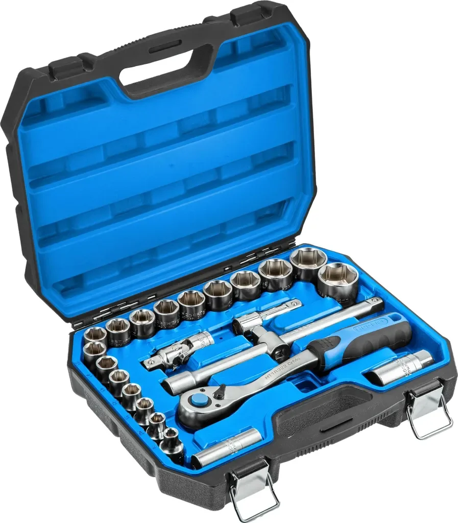Högert Technik Werkzeug-Set HT1R410 Chrom-Molybdän & Chrom-Vanadium
