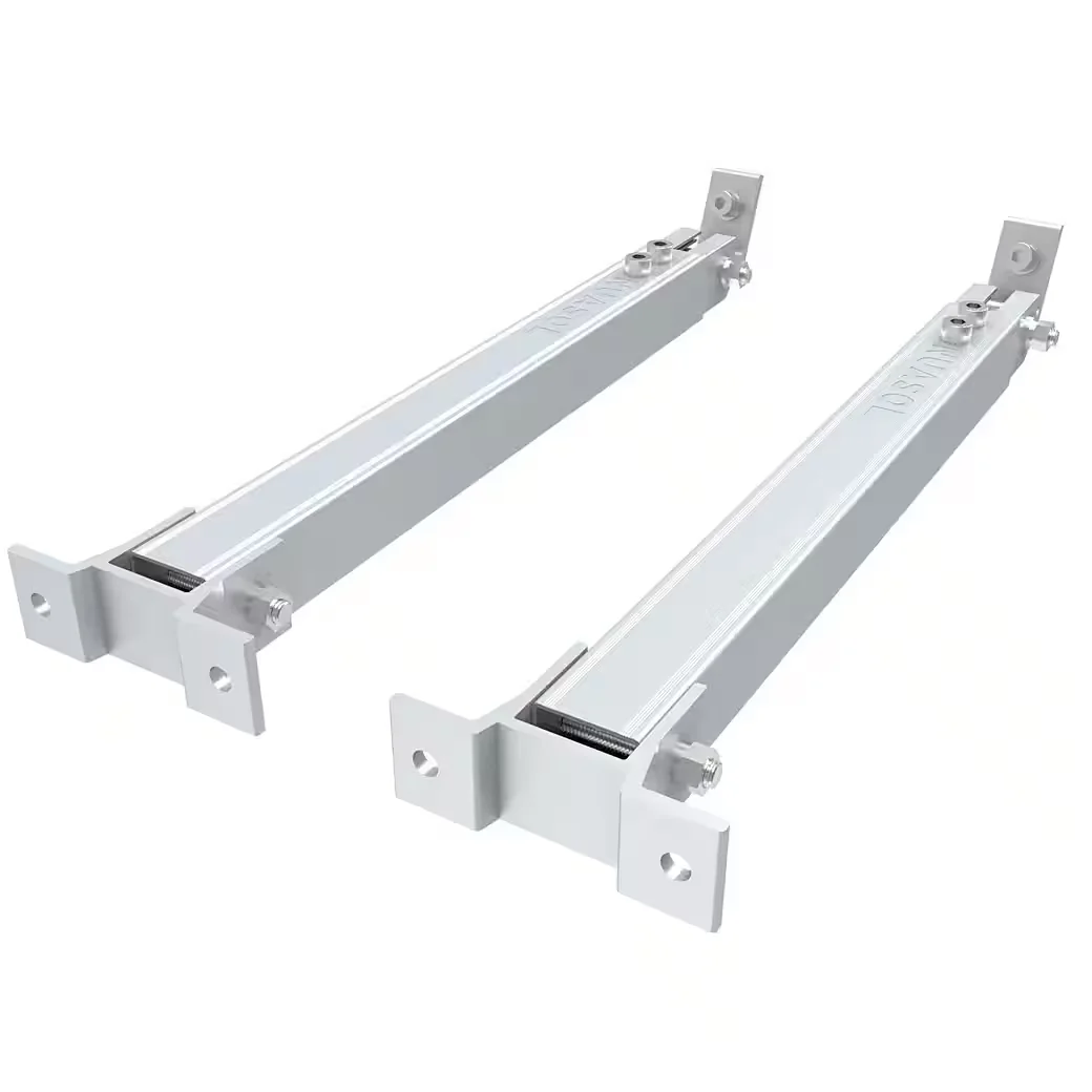 NUASOL Solarmodul-Halterung verstellbar 15-60 Grad silber/schwarz