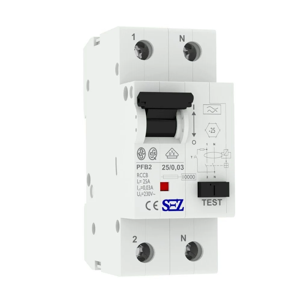 SEZ FI-Schutzschalter 25A 30mA 2-polig 10kA 0090663