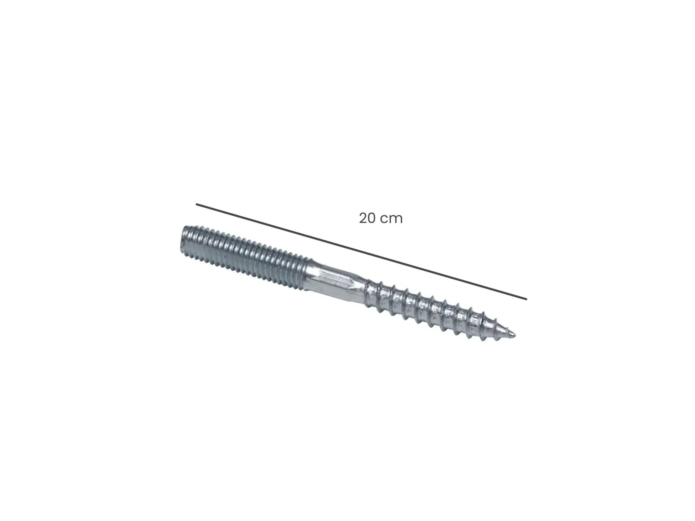 INEFA Rohrschelle mit Schraubstift 200 mm DN 100/125 verzinkt silber