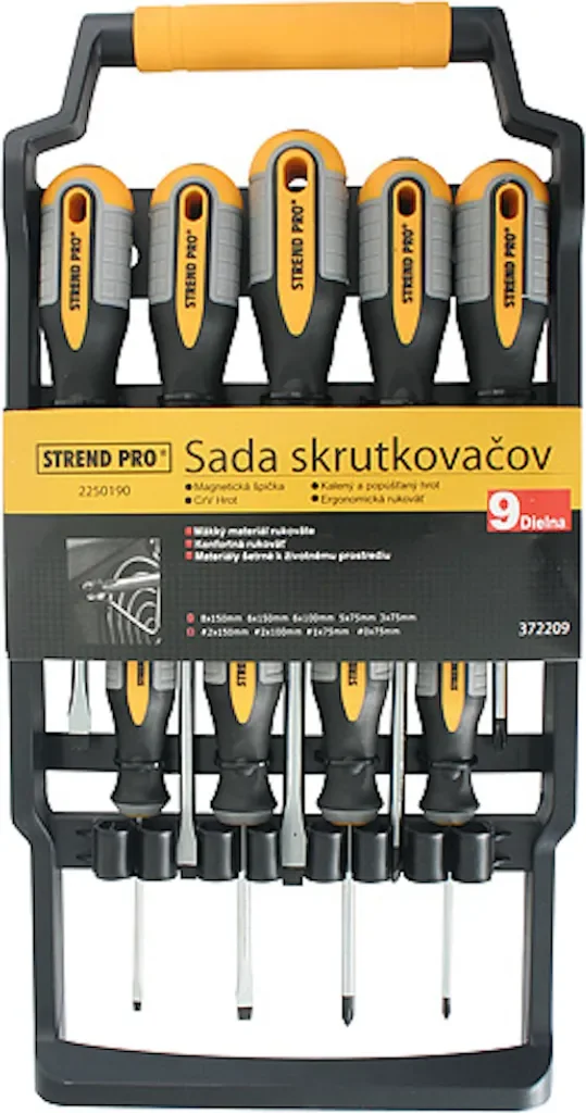 PROREGAL Schraubendreher Set 372-209, 9-teilig