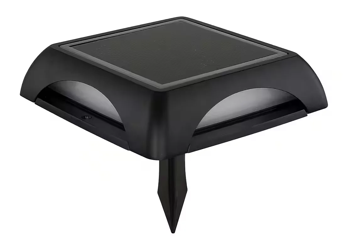 GLOBO LIGHTING LED Solarleuchte Aluminium Druckguss schwarz matt XL