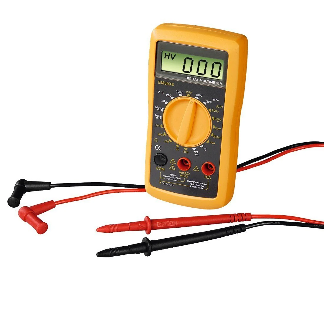 Hama Digitalmultimeter für Spannung, Strom und Widerstand, 300V
