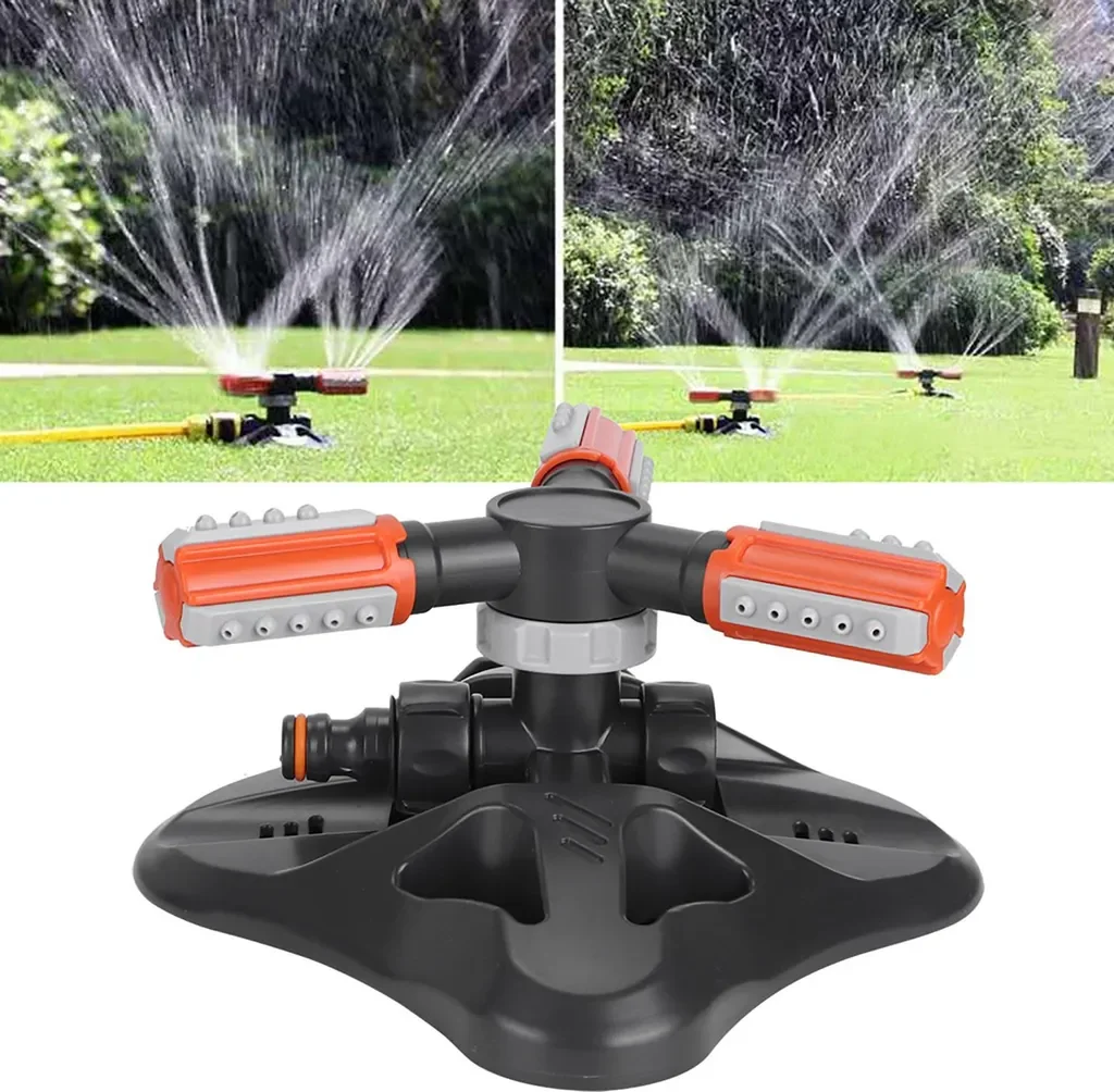 Cocosity automatischer 360 Grad 3-Arm Rasensprinkler