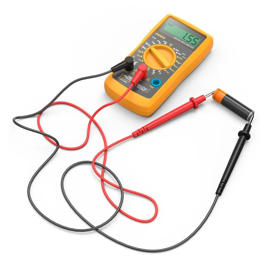 Hama Digitalmultimeter für Spannung, Strom und Widerstand, 300V