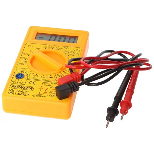 AccuCell Digital Multimeter MM-1 beleuchtetes Display für Modellbau