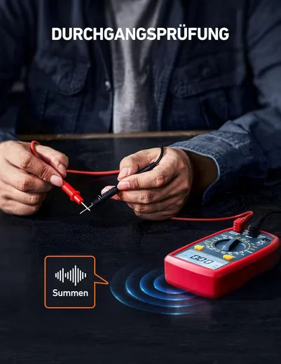 ASTROAI Digital Multimeter Volt Ohm Ampere Spannungsmesser Tester