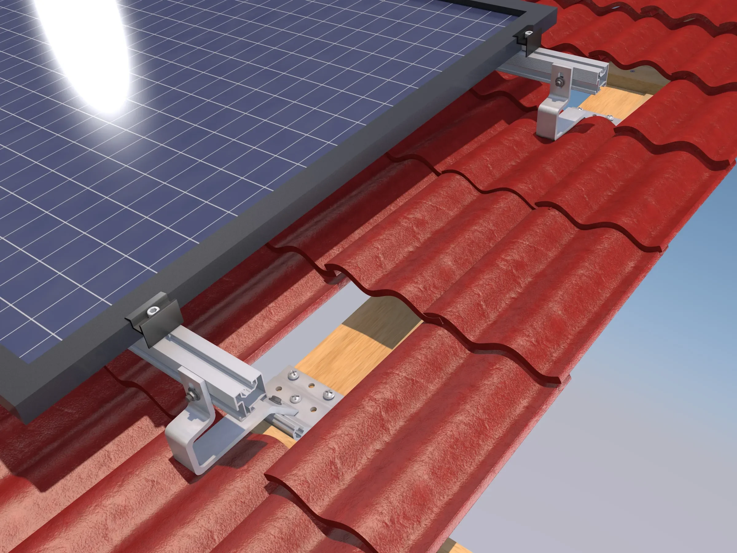 GS Terrassen Montagesysteme Solar Start-/Endklemme schwarz 30-47 mm