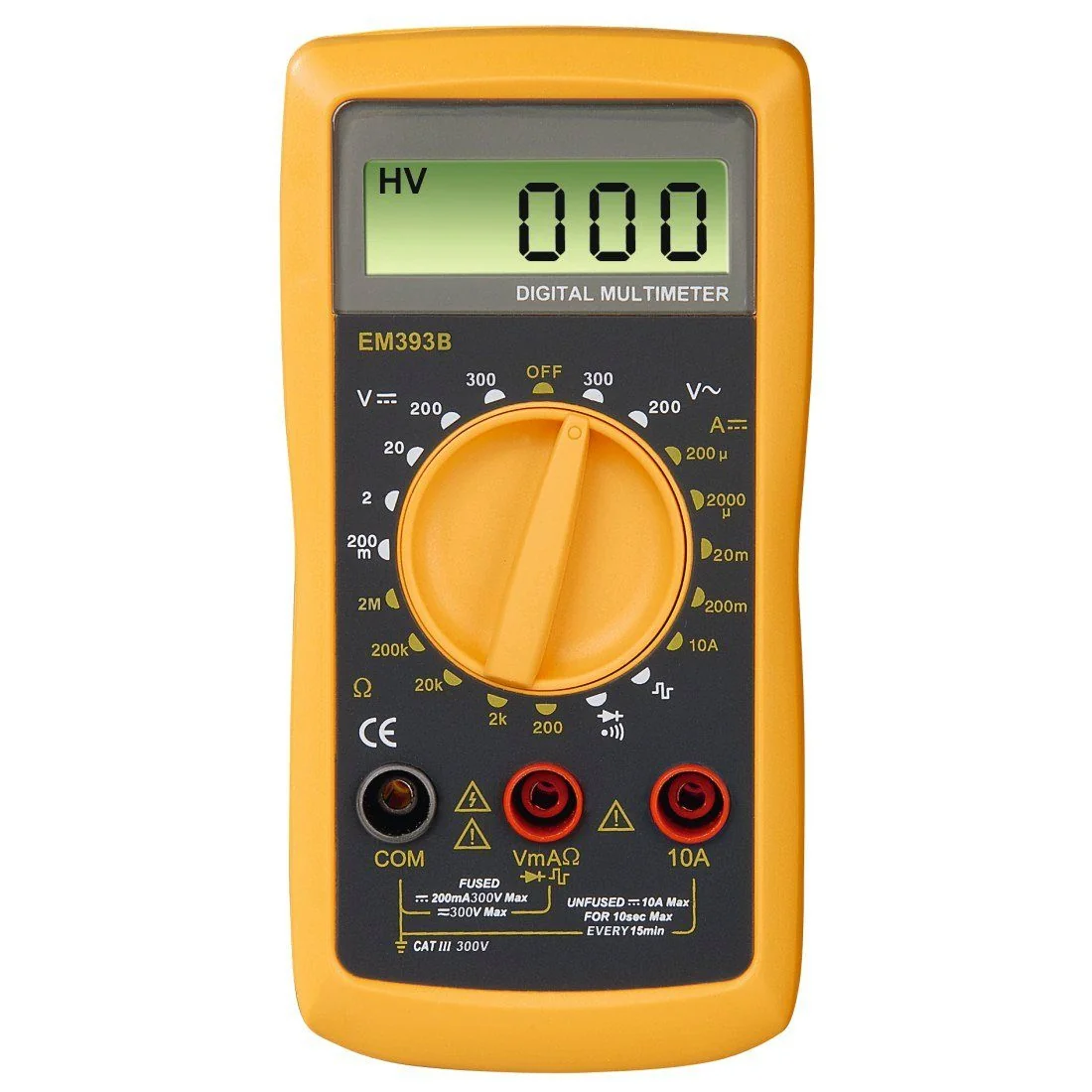 Hama Digitalmultimeter für Spannung, Strom und Widerstand, 300V