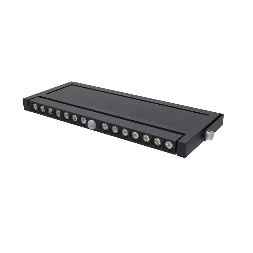 LUXULA LED Solar Wandleuchte PIR-Sensor 10W 1000lm IP54 schwenkbar