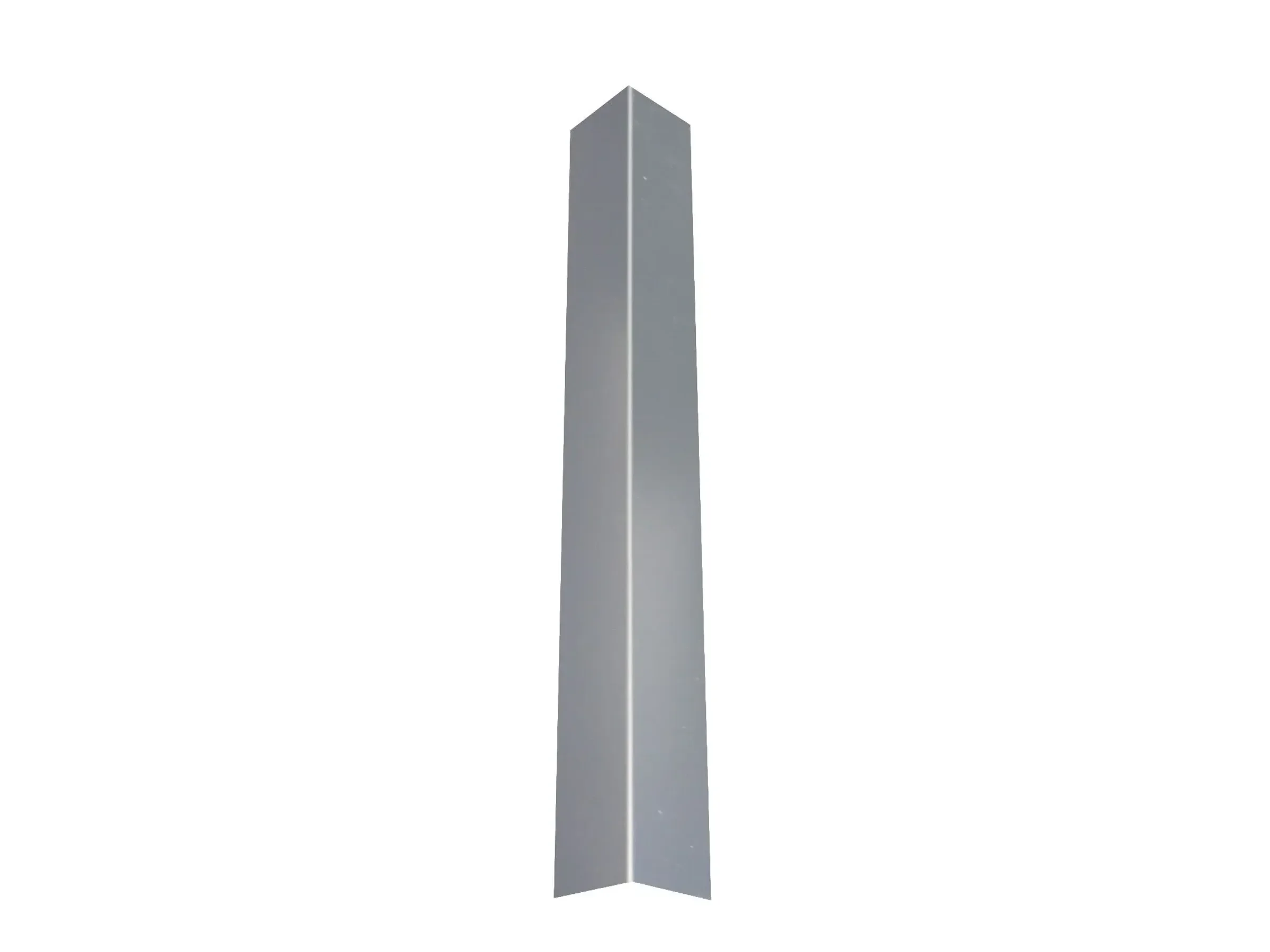 Schlögel Alu L-Profil RAL 9006 Weißaluminium 70x70x1000 mm 1mm 90 Grad